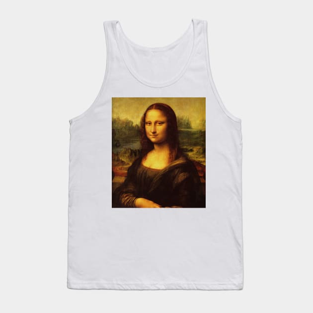 Leonardo Da Vinci Mona Lisa Tank Top by fineartgallery